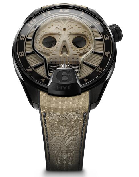 HYT SKULL Vida 151-DL-48-NF-BB Replica watch